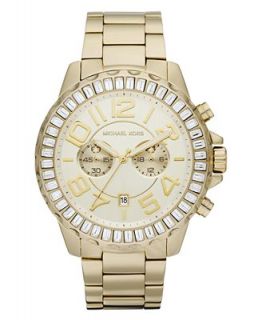 Michael Kors Watch, Womens Chronograph Rox Gold tone Stainless Steel