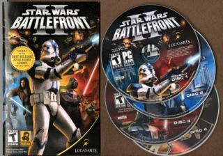 Star Wars Battlefront II 2 PC CD ROM w Box LucasArts