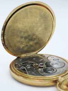 Vintage Omega Open Face 18K Gold Watch Circa 1912