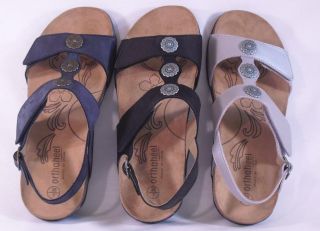 Orthaheel Louisa Leather Adjustable Sandals Premium Orthotic Sandals