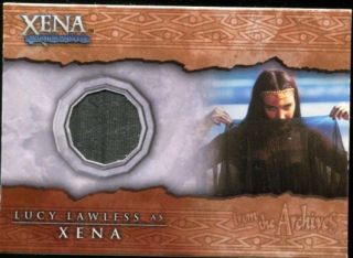 Xena Beauty Brawn C6 Lucy Lawless as Xena Costume Card
