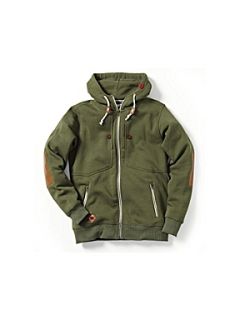 Beck & Hersey Altitude full zip hoodie Khaki   