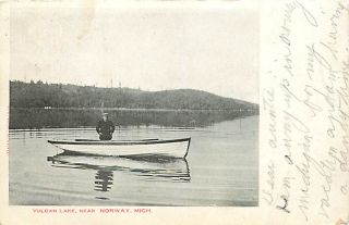 MI Norway Vulcan Lake Early Mailing Circa 1906 T29655
