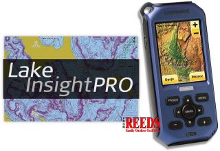 Lowrance Endura Sierra Handheld GPS Free Lake Insight Pro Map Card 000