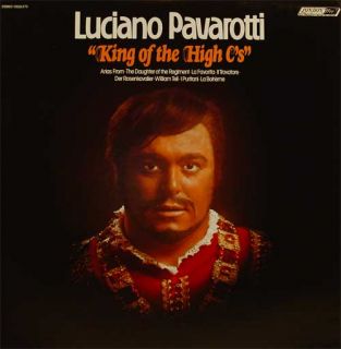 Luciano Pavarotti King of The High Cs RARE LP