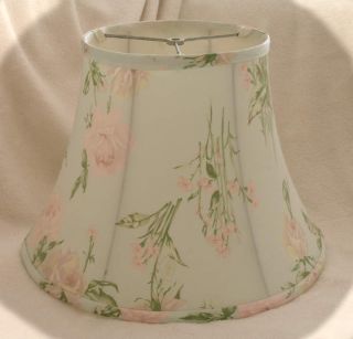 Stunning Shabby Lucious Roses Large Silk Lined Lamp Shade Chic
