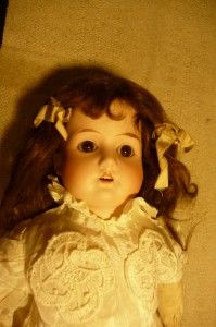 German Bisque Shoulder Head Armand Marseille Mabel Child Doll