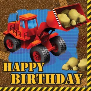 Construction Birthday Party Ideas on Construction Luncheon Napkins Party Supplies Birthday Manny Bob Tool
