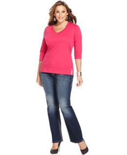 Seven7 Jeans Plus Size Jeans, Bootcut, Crusade Wash