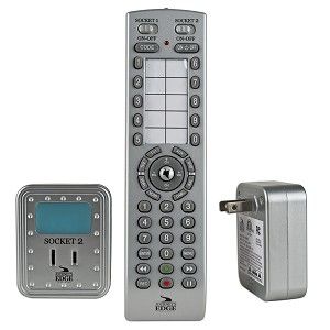 Universal TV IR Remote Control w RF AC Outlet Control