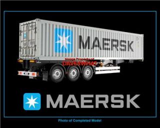 Tamiya 1 14 Maersk 40ft Semi Trailer Container Kit 56326 for R C
