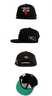 Chicago Bulls Tisa TI$A Cap Hat Black Gold
