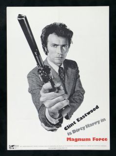 Magnum Force Clint Eastwood Dirty Harry Movie Poster
