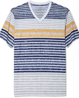 American Rag Shirt, Crazy Stripe Every Day Value V Neck T Shirt