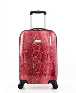 Jessica Simpson Suitcase, 20 Leopard Rolling Hardside Spinner Upright