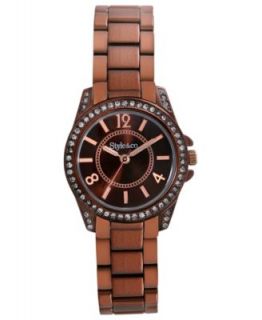 Style&co. Watch, Womens Brown Ion Plated Bracelet 28mm SC1329
