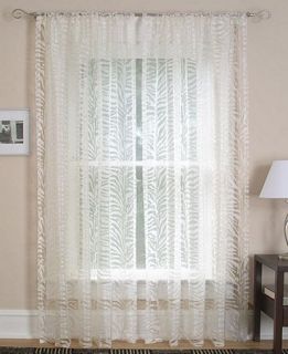 Elrene Window Treatments, Kenya 52 x 84 Panel   Sheer Curtains   for