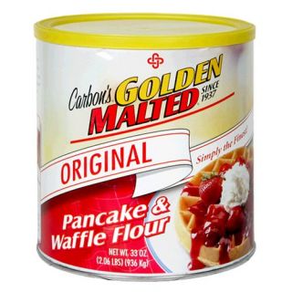 New Golden Malted Pancake Waffle Flour Original 33 Ounce Cans Pack of