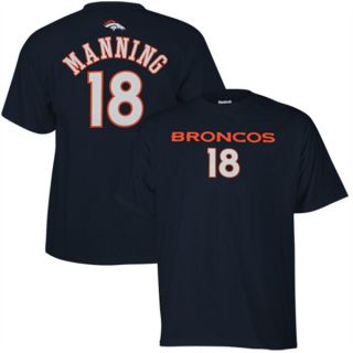Denver Broncos Peyton Manning Navy Jersey Youth T Shirt Sz Youth Large