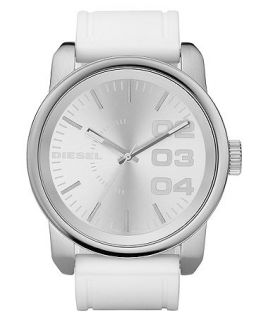 Diesel Watch, White Silicone Strap 24mm DZ1445   All Watches   Jewelry
