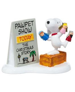 Department 56 Collectible Figurine, Peanuts Village Snoopys Christmas