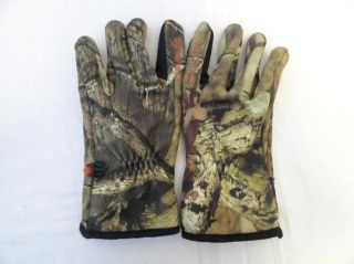 Lot of 2 – Spyder Manzella Mens Mossy Oak White Tail St Bow Gloves