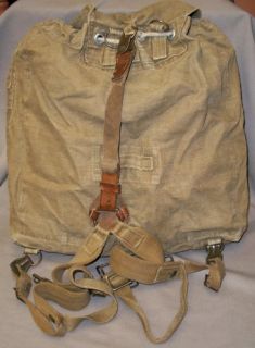 Czech Army Canvas Backpack Rucksack with Y Straps