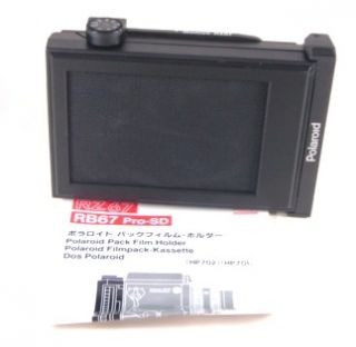 Mamiya RZ67 Pro II Polaroid Film Back User Manual Mint