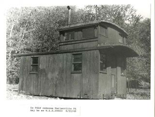 1948 PS N Pittsburg Shawmut Northern RR Caboose Marienville PA