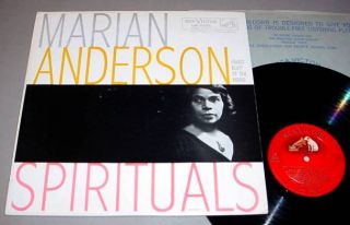 Marian Anderson LP RCA Victor LM2032 Spirituals 1956