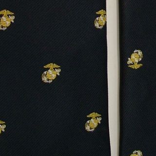 Vtg Marine Corps League USMC Logo Eagle Glove Anchor Blue Gold Neck