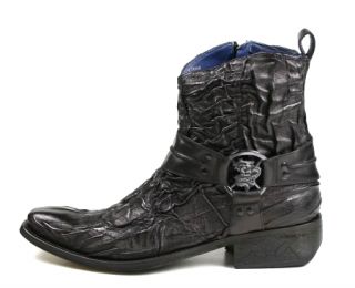 Mens Mark Nason Boots Rebar Black Leather 8 13