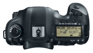 top view of the canon 5d mark iii