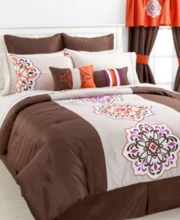 Martha Stewart Collection Bedding, Brick Lane 9 Piece Queen Comforter