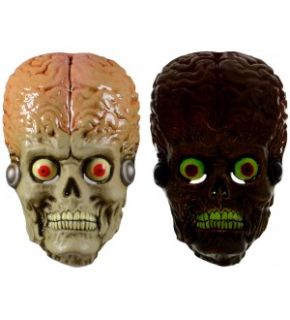 Mars Attacks SDCC Exclusive PVC Glow in The Dark Costume Mask New