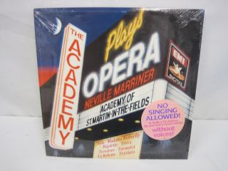 Opera Verdi Puccini Neville Marriner 33 RPM Vinyl Record LP