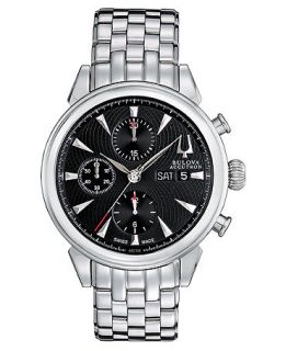 Bulova Accutron Watch, Mens Swiss Automatic Chronograph Gemini