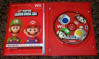 Nintendo Wii Game New Super Mario Bros Wii
