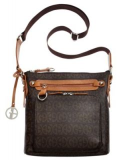 Giani Bernini Handbag, Circle Signature Crossbody Bag   Handbags