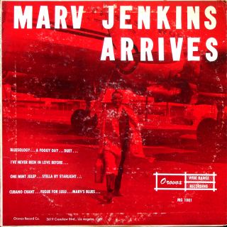 Marv Jenkins Marv Jenkins Arrives LP Orovox MG 1001 Orig US 1961 Jazz