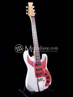 Miniature Guitars Hank Marvin Burns White 1964 Custom Signature Free