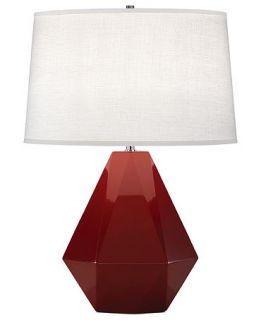 Robert Abbey Table Lamp, Delta Oxblood   Lighting & Lamps   for the
