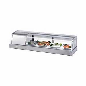sushi glass display case full line of turbo air products available