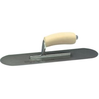 Marshalltown SP14 14 x 4 Pool Trowel with Curved Wood Handle