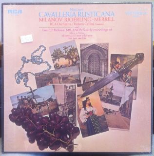 Cellini Mascagni Cavalleria Rusticana 2 LP SEALED Vic 6044 1971 Box