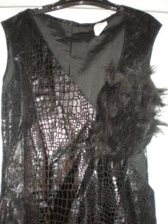 Savoir Faire Black Devil Masquerade Dress Costume S