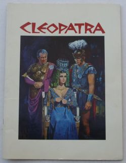 Movie Program Cleopatra 1963 Elizabeth Taylor