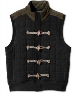 Izod Vest, Colebrook Plaid Puffer Vest   Mens Coats & Jackets