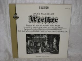 Massenet Werther 3 LP Box Cetra Everest s 436 3
