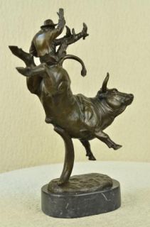 Matador Cape Bull Mexican Bullfight Spanish Bronze Marble Statue